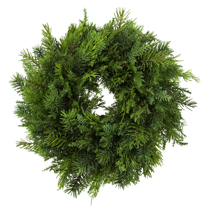 Mixed fir wreath