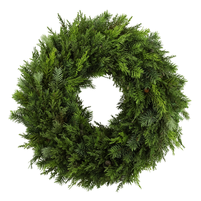Mixed fir wreath