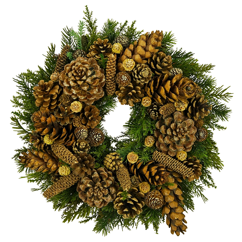 Tannenkranz mit Zapfen