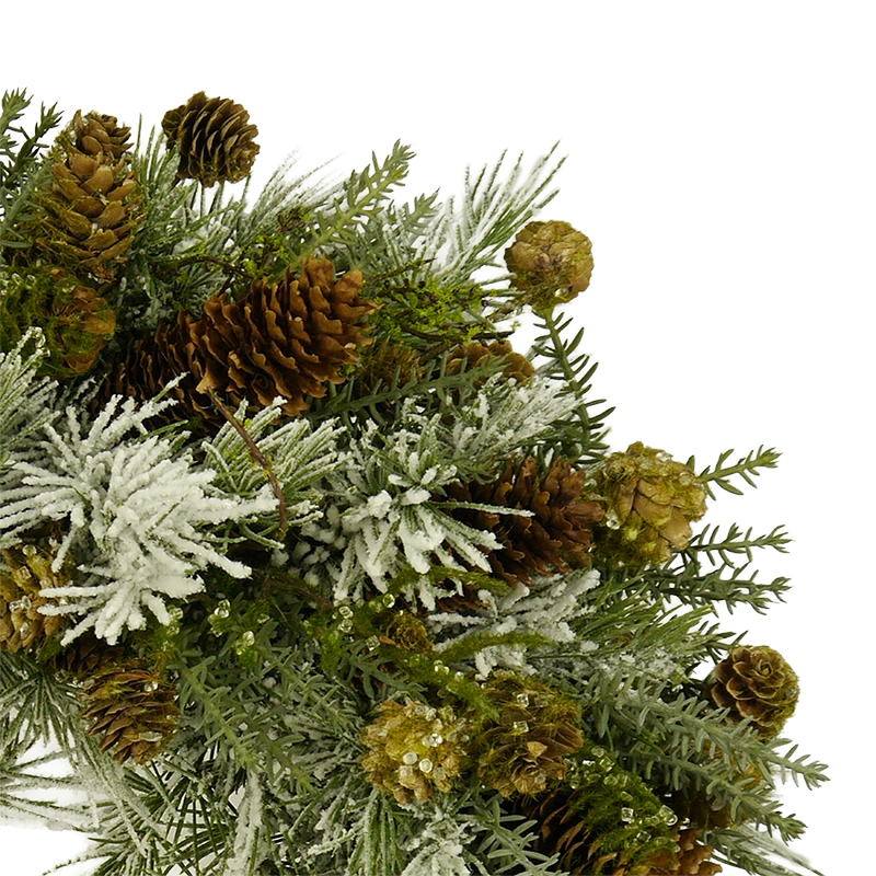 Kranz Schneetanne mit Zapfen