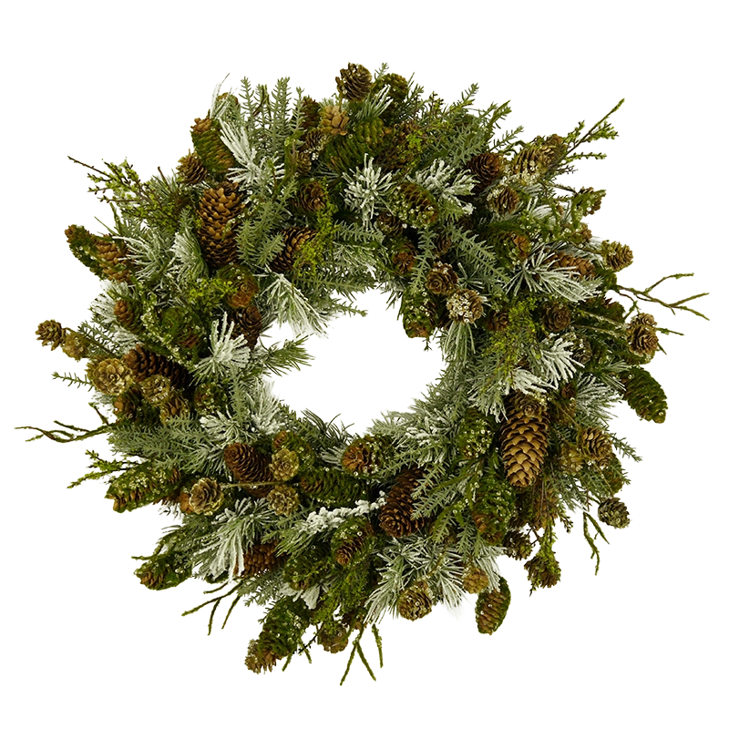 Kranz Schneetanne mit Zapfen