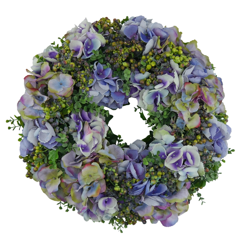 Blütenkranz Hortensie mit Beeren