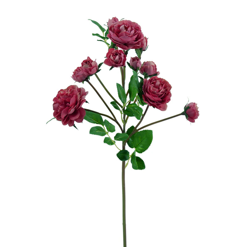 Rose mehrblütiger Ast, 51 cm - pink