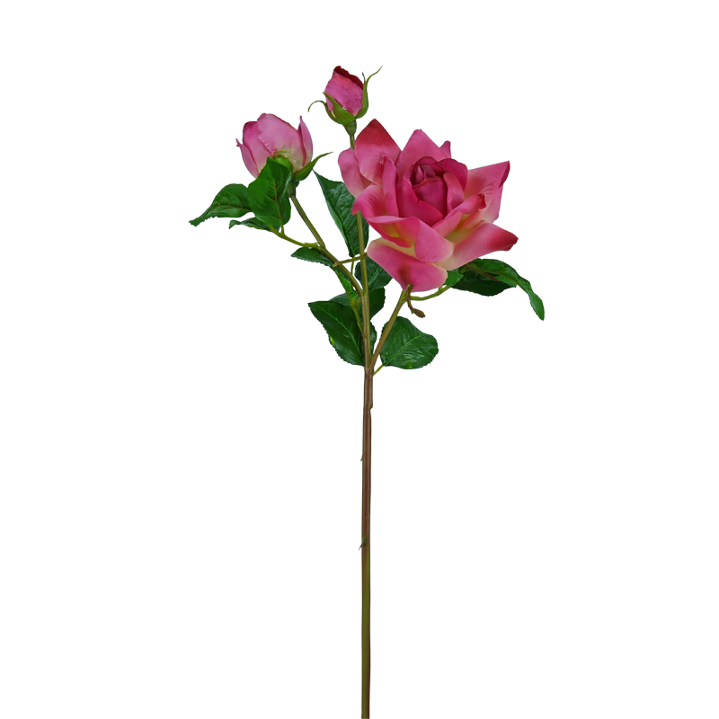 Rose, 54 cm - rot/pink x1/x2