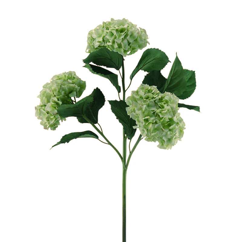 Hortensien-Ast mehrblütig, 91 cm - hellgrün