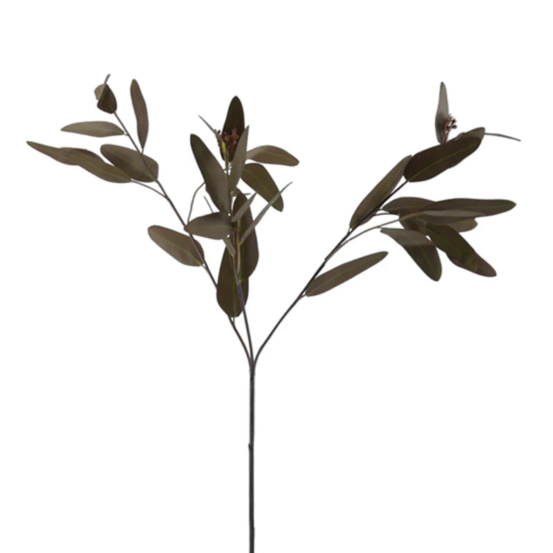 Eukalyptusblätter, 75 cm - bordeaux