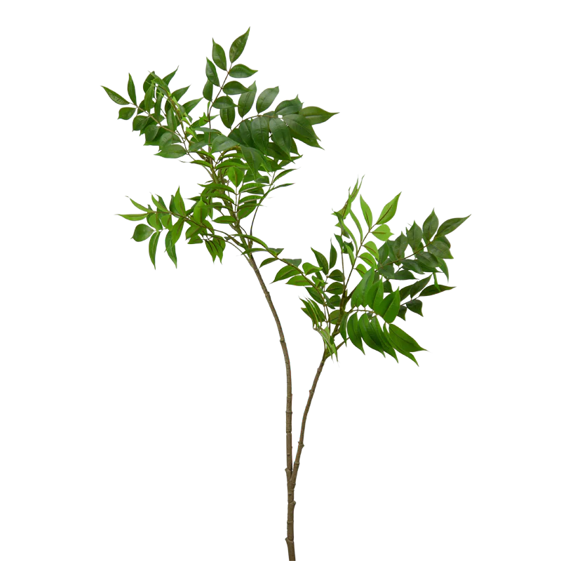 Wisteria Blätterzweig, 109 cm - grün