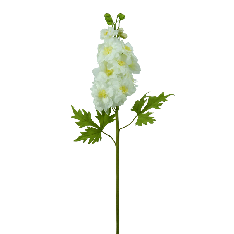 Rittersporn, kurzer Stiel, 71 cm - weiß