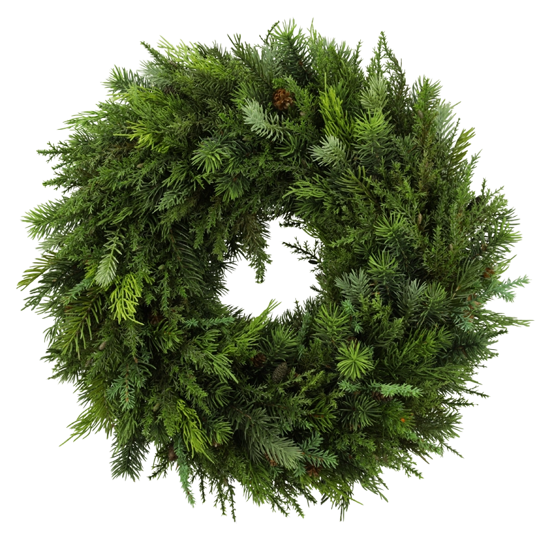 Mixed fir wreath
