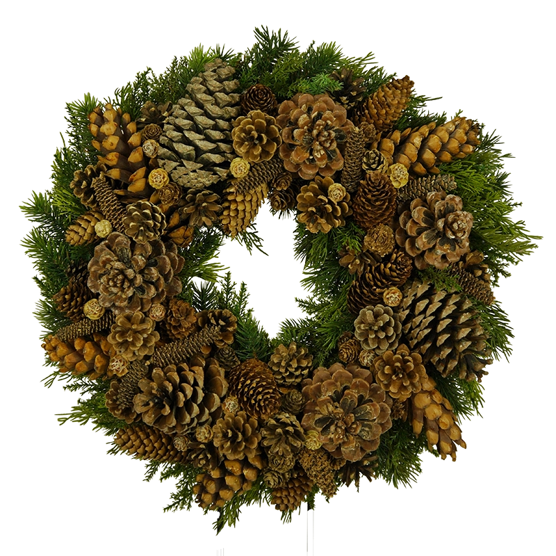 Tannenkranz mit Zapfen