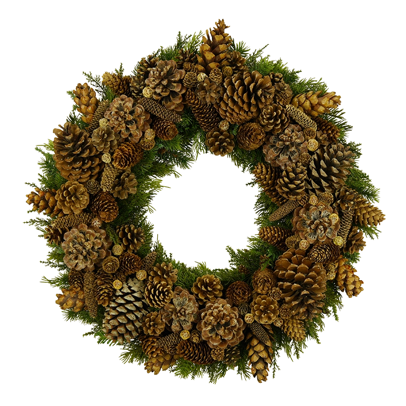 Tannenkranz mit Zapfen