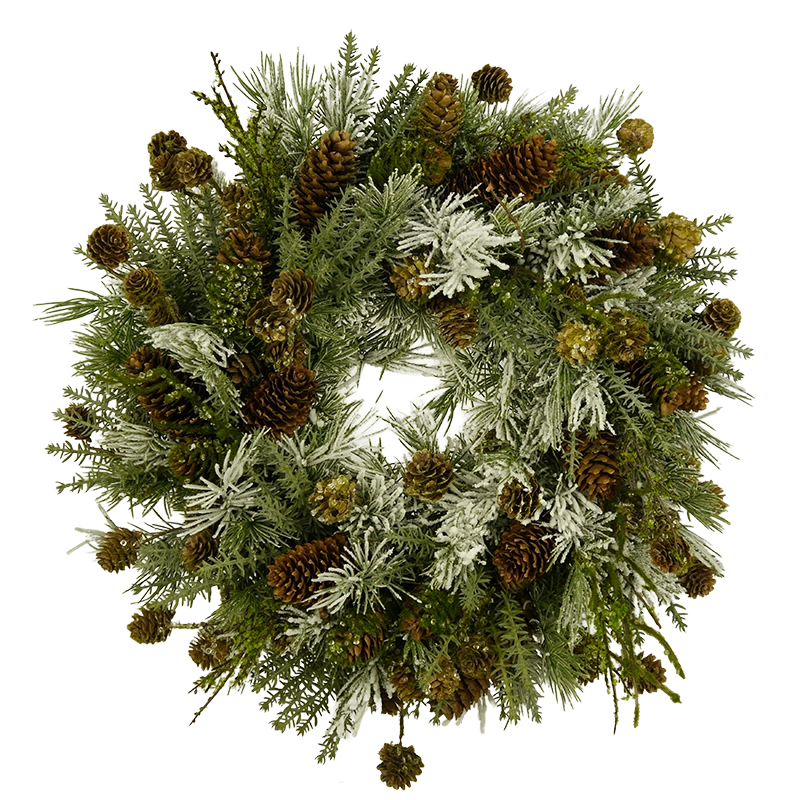 Kranz Schneetanne mit Zapfen