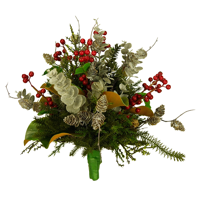 Strauß mit Beeren und Eukalyptus